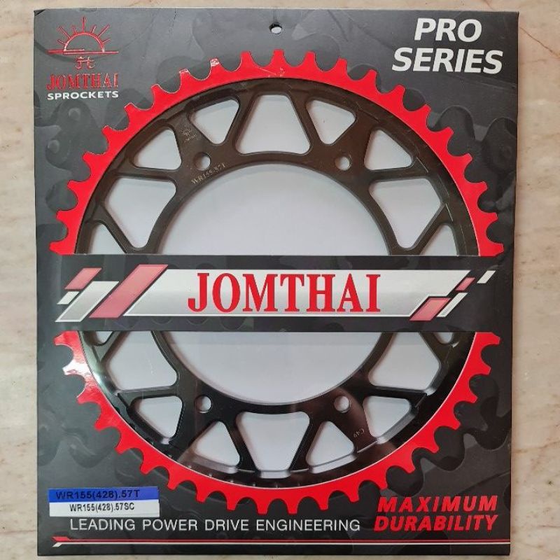 สเตอร์หลัง WR155(428) Jomthai PRO SERIES 55ฟัน 57ฟัน