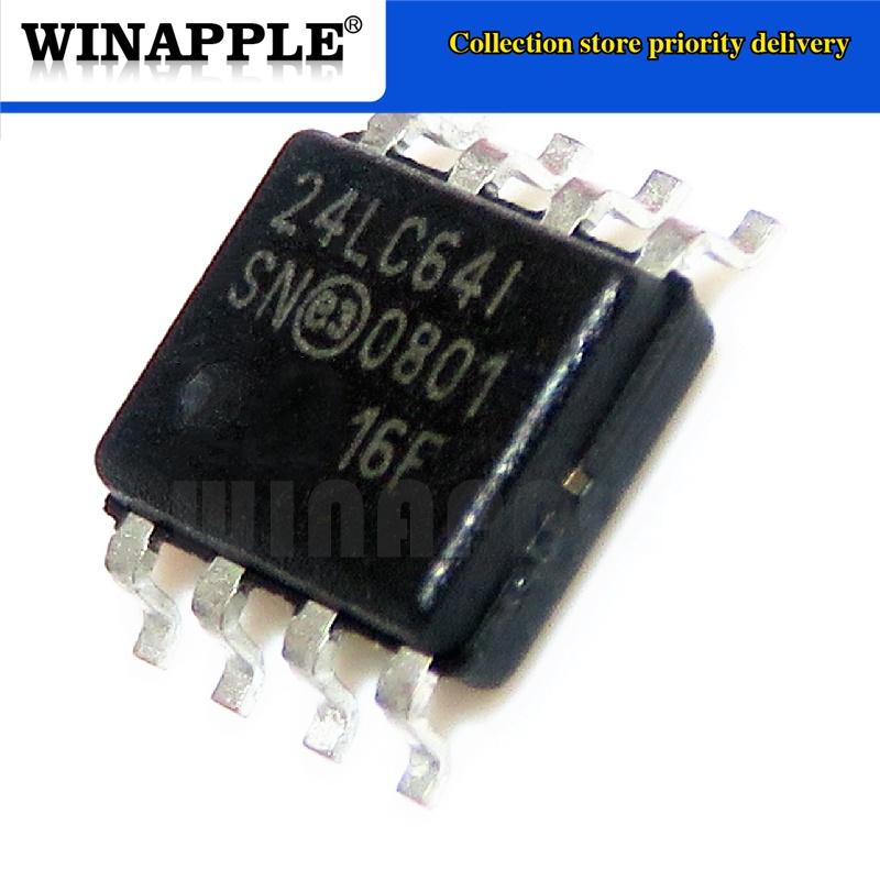 10 ชิ้น 24LC64T-I/SN SOP-8 24LC64T-I SN SOP8 24LC64 SOP 24LC64I 24LC641 ใหม่ใน