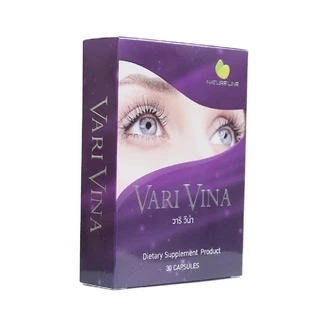 VARI VINA วาริ วีน่า ผลิตภัณฑ์สำหรับดวงตา ปกป้อง บำรุง ดูแล เพื่อความสดใสทุกมุมมอง บรรจุ 30 แคปซูล