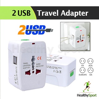 ปลั๊กแปลงรอบโลก Universal Travel Plug + USB