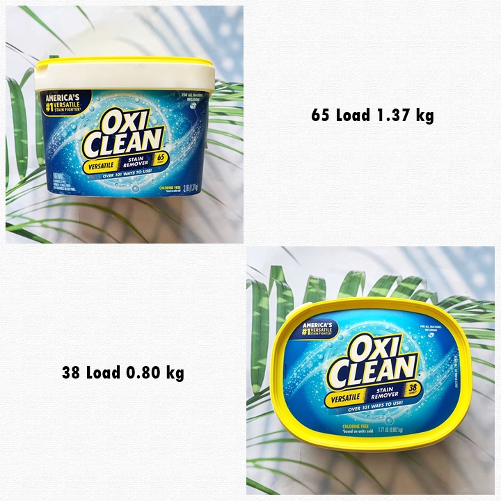 (OxiClean®) Versatile Stain Remover 65 or 38 Loads ผงขจัดคราบ อเนกประสงค์ ขจัดสิ่งสกปรก คราบฝังแน่น