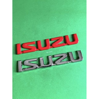 โลโก้ISUZU ขนาด14.5x2.5cm. ราคาต่อชิ้น