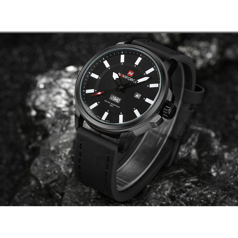 นาฬิกาข้อมือ นาฬิกา naviforce แท้ รุ่น NF9110 สีดำ ของแท้ 100% กันน้ำ 30 เมตร รับประกัน 1 ปี สินค้าอ