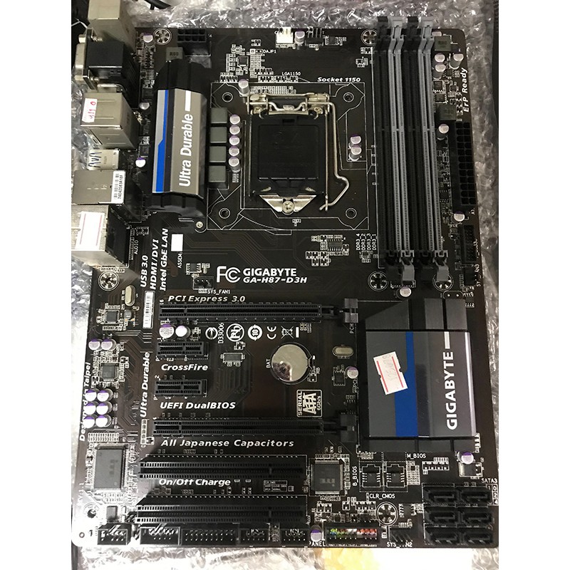 Mainboard GIGABYTE H87-D3H (Socket 1150) มือสอง พร้อมส่ง ส่งเร็วมาก !!! [[[แถมถ่านไบออส]]]
