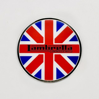 LOGO เพลท วงกลม Lambretta-อังกฤษ