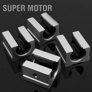 Super Motor 4pcs SBR16UU 16mm Linear Motion Ball Bearing Slide Block CNC Router Parts