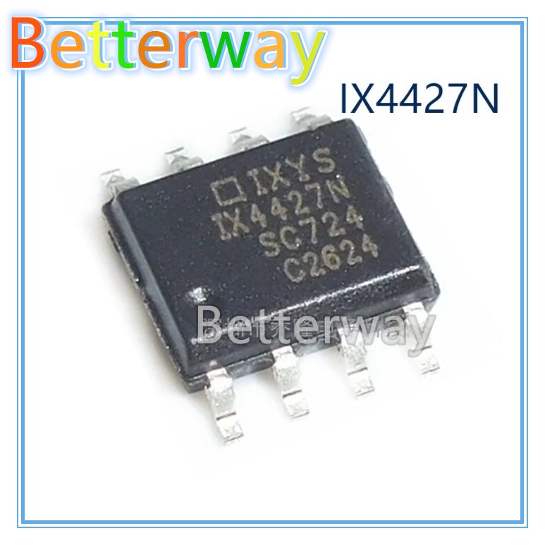 5pcs IX4427 IX4427NTR IX4427N 4427 sop8 Gate driver MOSFET driver IC ชิปในสต็อก Betterway Betterway 