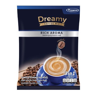 กาแฟปรุงสำเร็จชนิดผง (แพ็ค30ซอง) ดรีมมี่ Instant Coffee Powder (Pack of 30 sachets) Dreamy