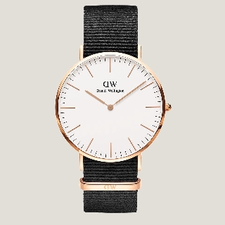 Daniel Wellington นาฬิกาข้อมือ รุ่น Classic Cornwall RG White I 40 mm