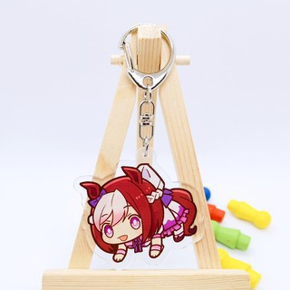 Uma Musume Pretty Derby Season Keychain Acrylic Cartoon Keyring Accessories