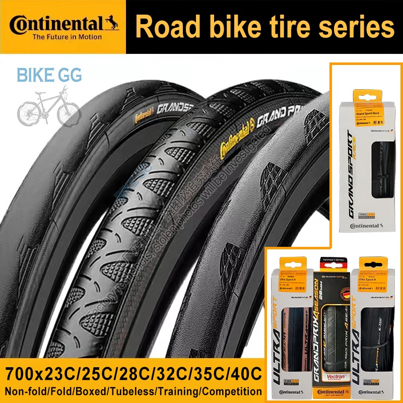 ยางล้อรถ แบบพับได้ ของแท้ สําหรับรถแข่ง Continental Road Series GRAND Sport Race Ultra Sport III 700C* 23 25 28c 30C 32C 35C 40C