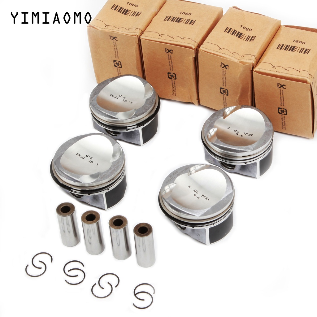 06H 107 065 BF Engine Piston&Rings Set Oversized 82.5mm+0.25mm For Audi A3 A4 TT VW Passat B6 CC Sko