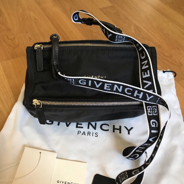 Givenchy mini pandora logo strap nylon 2018