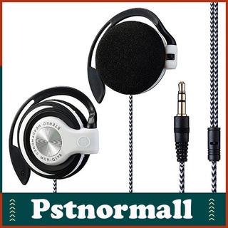 Pstnormall หูฟังแบบหนีบ มีสาย 3.5 มม. เบสหนัก สําหรับเล่นกีฬา