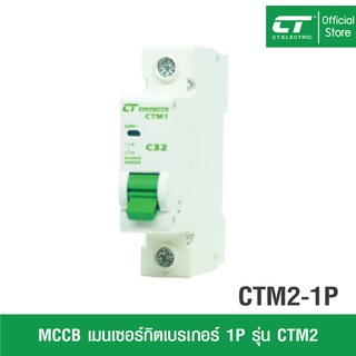 MCB เซอร์กิตเบรกเกอร์ CTM1-1P CT Electric  แบบเกาะราง