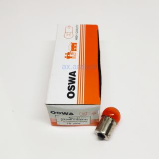 หลอดไฟ 67 12V 10W สีส้ม OSWA 10หลอด หลอดไฟท้าย,หลอดไฟหรี่,หลอดไฟหรี่ หรือหลอด67