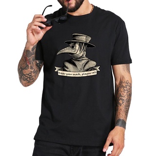 เสื้อยืด พิมพ์ลายอนิเมะ Plague Doctor Wear Your Plague Rat Scp Fundation สําหรับผู้ชาย