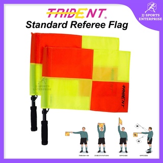 ธงชาติฟุตบอล Trident Standard Linesman สําหรับเล่นกีฬา