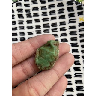 (C) พลอยดิบแท้ คริสโซเพรส(Chrysoprase)พลอยธรรมชาติ 100% น้ำหนัก 55.50 กะรัต