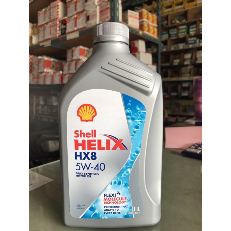 น้ำมันเครื่องเบนซิน เชลHX8 5w-40 (ขนาด1ลิตร)