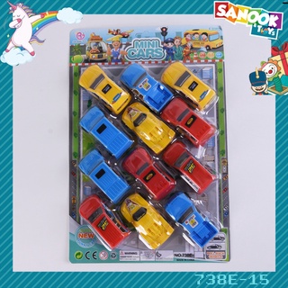 TOYS ของเล่นชุดรถแข่งสนุก บรรจุ12คัน คละแบบ#738E-15 (37.5x24.5x3.5ซม.)