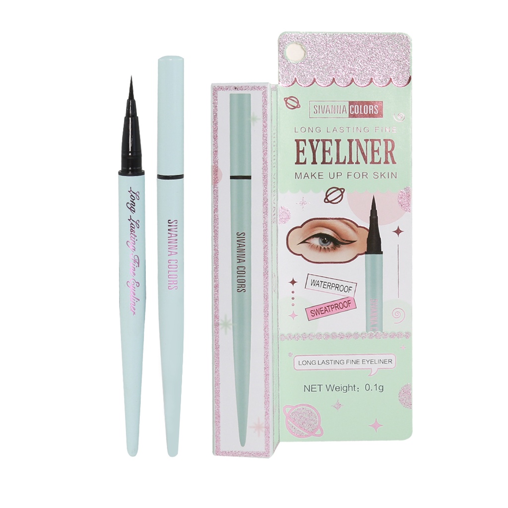 Sivanna Colors  LUXURY DEEP EYELINER : ES8016 l อายไลเนอร์ เขียวขอบตา
