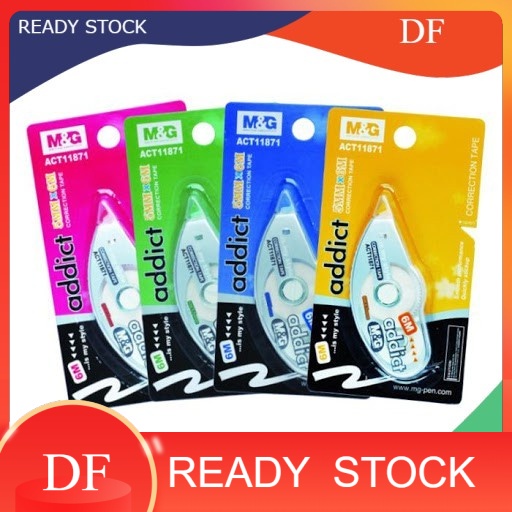 M&G CORRECTION TAPE 5mm X 6m (11871) @ SMOOTH & EASY TO USE @ GOOD QUALITY CORRECTION TAPE @ BEST CH
