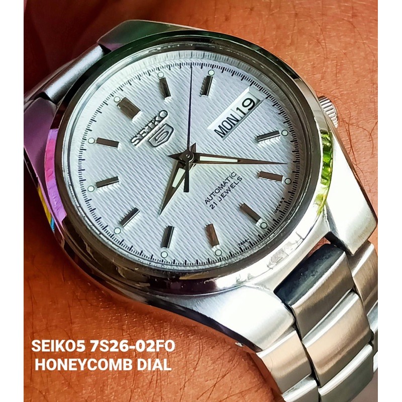 Seiko 5 7s26 discount automatic 21 jewels