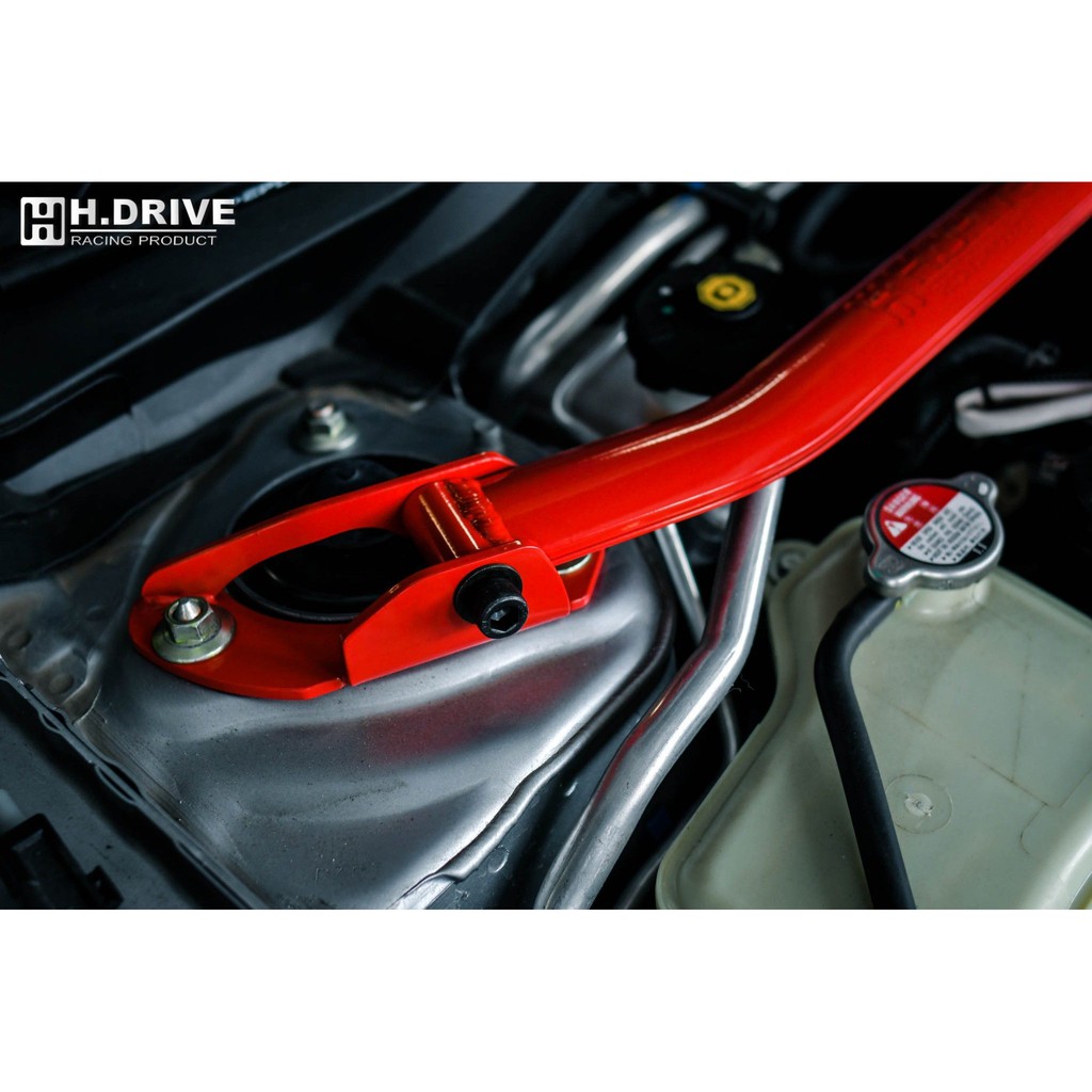 ค้ำโช๊คหน้า HDrive Honda Civic FC FK FE ตรงรุ่น ไม่ต้องดัดแปลง วัสดุ