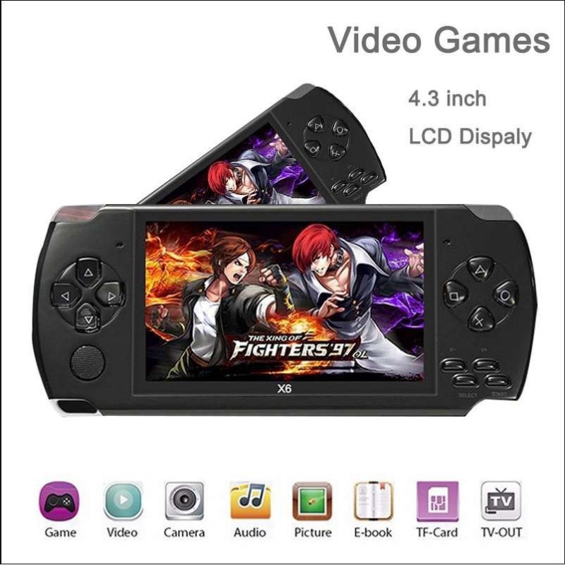 พร้อมส่ง PSP X6 เกมส์บอยกับเกม1500เกม