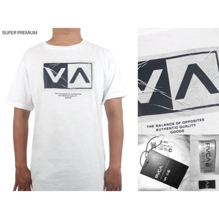 เสื้อยืด พิมพ์ลาย Rvca White Surf Distro สําหรับผู้ชาย และผู้หญิง