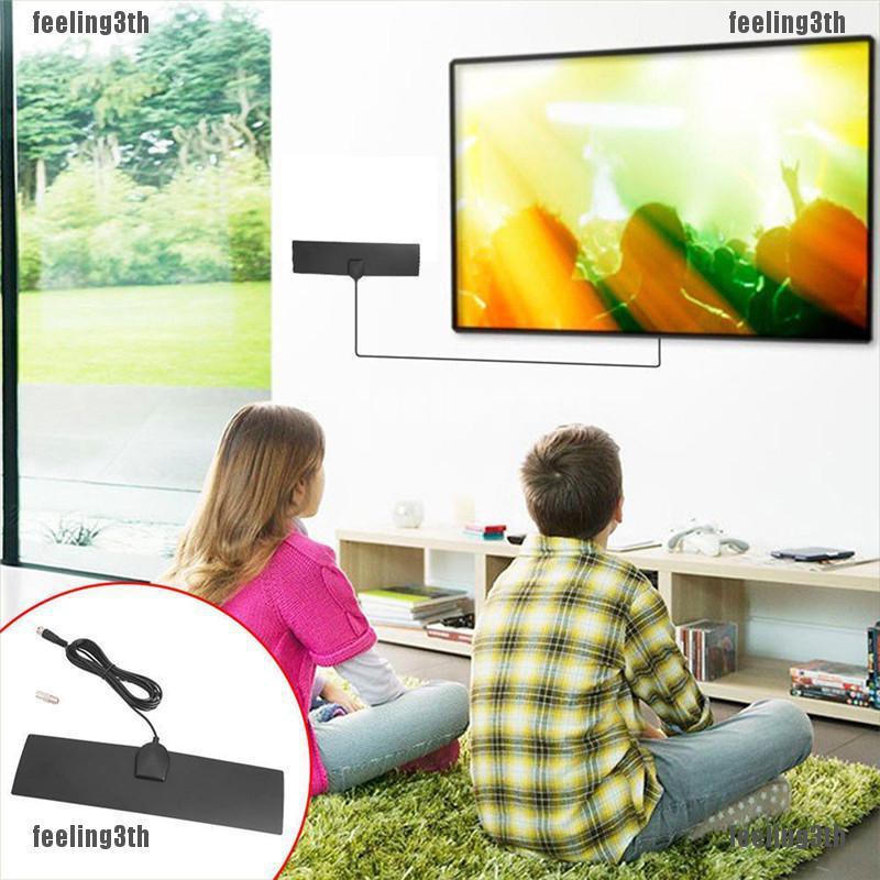 Antenna TV DVB-T2 HD Con Amplificatore E Base Magnetica – Ricezione 360° 4K/1080p, Cavo 3m, Portata 260 Km, Per Smart TV E DAB/UHF/VHF