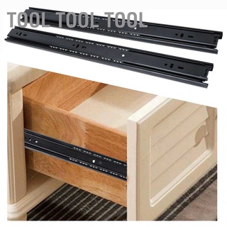 [รางเลื่อนลิ้นชัก] 1 Pair 18 Inch Ball Bearing Cabinet Drawer Slider Runner Steel Slide Rails