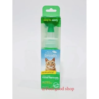 Tropiclean Teeth Gel Fresh breath gel (ขนาด 2fl oz) เจลทำความสะอาดฟัน (เล็ก)