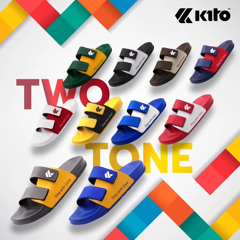 [ลูกค้าใหม่ราคา 1 บาท]🍎รองเท้า KITO AH81🍎(แบบทูโทนสีใหม่) รองเท้ากีโต้หญิงรองเท้ากีโต้แท้ค่ะ