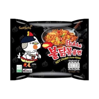 มาม่าไก่พ่นไฟ มาม่าเกาหลี ซัมยัง Samyang 140g เผ็ด เผ็ดมาก