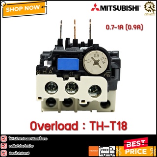 OVERLOAD RELAY MITSUBISHI TH-T18,0.7-1A(0.9A)**TH