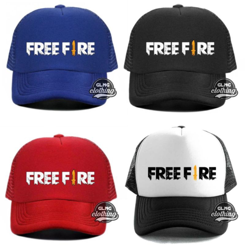 หมวกเบสบอล Topi Freefire - Topi Trucker Freefire - หมวก Topi FF