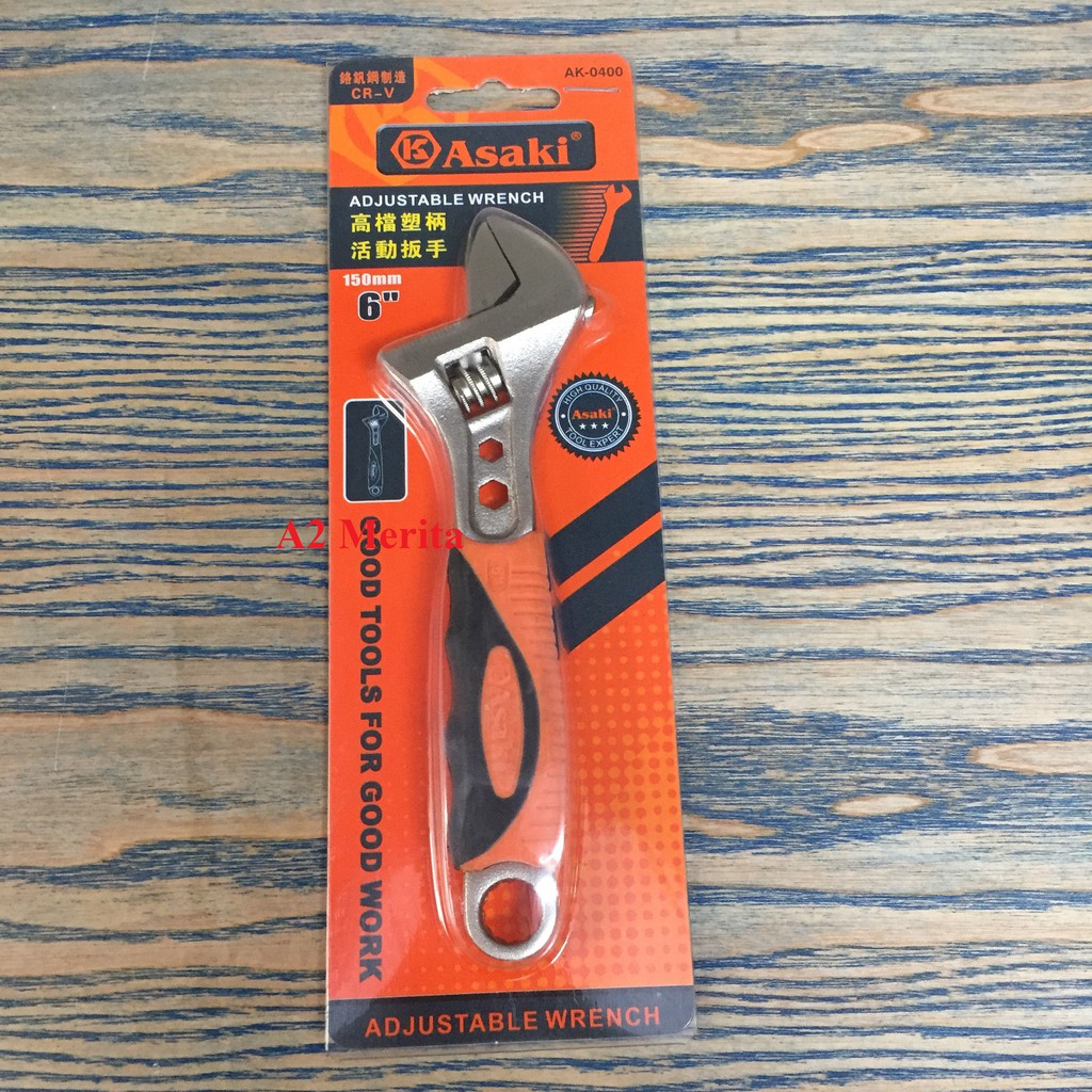 Asaki AK-0400 ประแจพรีเมี่ยม 6 นิ้ว/150 มม