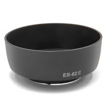 Lens Hood ES-62 II For Canon EF 50mm F1.8‎ II (ทรงดอกไม้)/ทรงกระบอก"