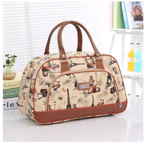 ลายการ์ตูนน่ารัก hello kitty กระเป๋าเดินทางกันน้ำขนาดใหญ่ลายการ์ตูนน่ารัก กระเป๋าสไตล์เกาหลี จุของได้เยอะ รวมค่าส่งใหม่