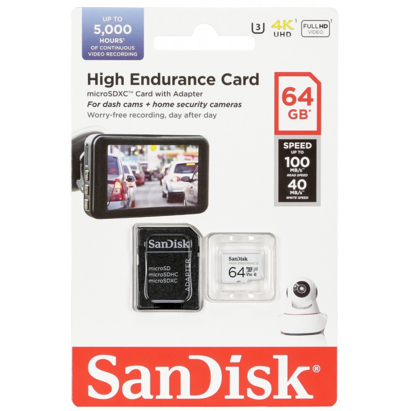 SanDisk 64GB High Endurance Micro SDXC