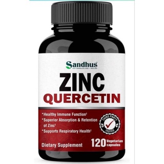 💥พร้อมส่ง💥Zinc Quercetin, 120 Capsules