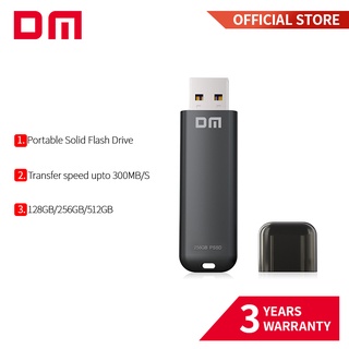 Dm แฟลชไดรฟ์ภายนอก FS390 USB3.1 128GB 256GB 512GB ความเร็วถ่ายโอนสูงถึง 300mb/s