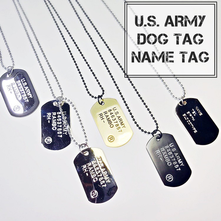 U.S. ARMY Tag / NAME TAG สร้อยคอพร้อมป้าย