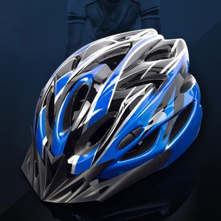 [[โปรกระจาย]] หมวกจักรยาน helmet สีดำ-น้ำเงิน