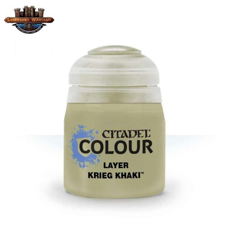 [P360พร้อมส่ง] Citadel : LAYER: Krieg Khaki สีอะคริลิคสำหรับทาโมเดล
