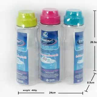 ขวดน้ำ กระบอกน้ำเย็น (แพ็ค 3 ขวด) ตราไพโอเนีย กระบอกน้ำ เหลี่ยม 1400 ml. และกลม 1100ml.