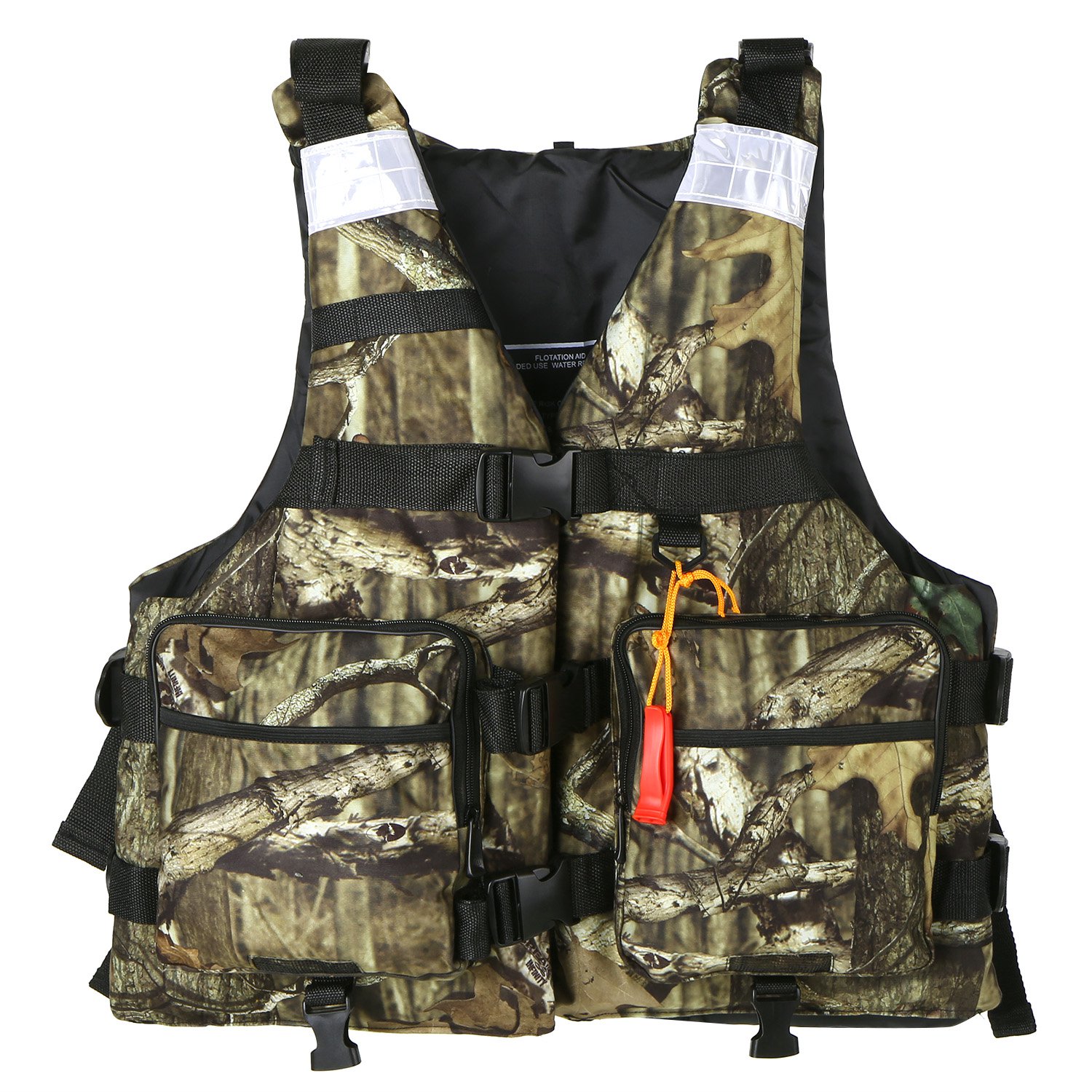 Water Sport Life Vest Universal Life Jacket for Adult Kayaking Fishing ...