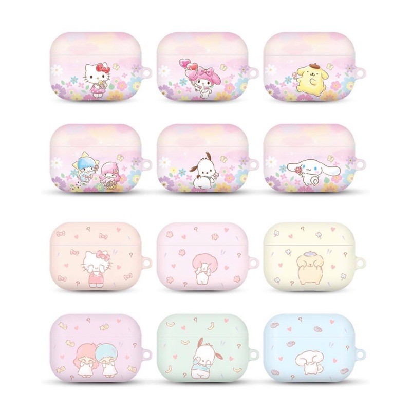 🌈 Sanrio AirPods Pro Case เคสแอร์พอด (Hello Kitty/My Melody/Cinnamoroll/Pom Purin/Little Twin Stars) ลิขสิทธิ์แท้ 100%